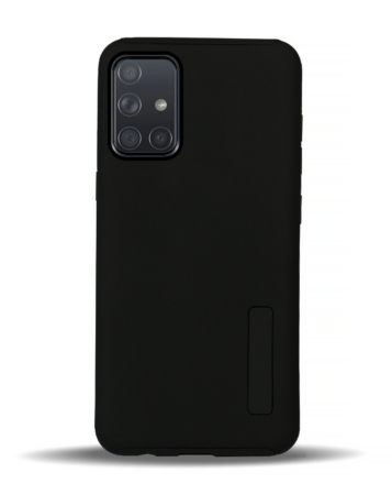 Galaxy A51 Dual Layer Protective Case - BLACK (Only Ground Shipping)