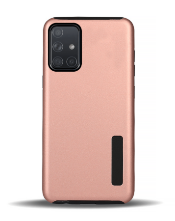 Galaxy A51 Dual Layer Protective Case - ROSE GOLD (Only Ground Shipping)