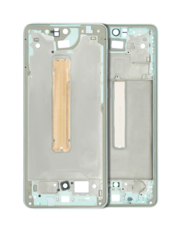 Shop the mint middle frame housing for the Galaxy A73 2022 model A735 and A73 5G 2022 model A736.