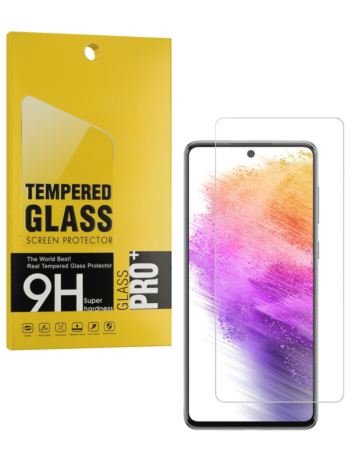 Stock up on the 2.5D clear tempered glass, one piece, for the Galaxy A73 5G 2022 model A736.
