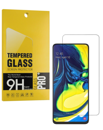 Shop the case-friendly 2.5D clear tempered glass for the Galaxy A80 A805, one piece.