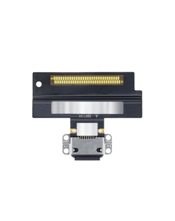 Charging Port Flex Cable for iPad Air 3 (Soldering Required) (BLACK)