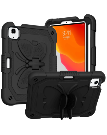 Protective Butterfly Stand Desing Case - BLACK for iPad Air 4 / Air 5 / Pro 11 (1st / 2nd / 3rd / 4th) (Only Ground Shipping)