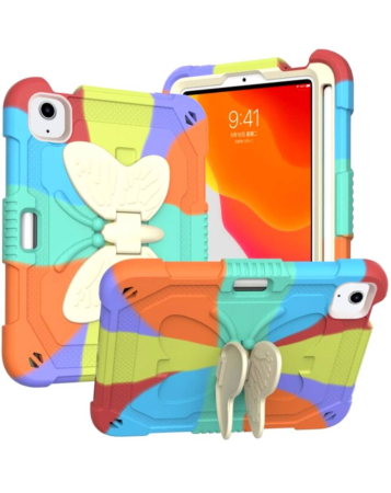 Protective Butterfly Stand Desing Case - COLORFUL for iPad Air 4 / Air 5 / Pro 11 (1st / 2nd / 3rd / 4th) (Only Ground Shipping)