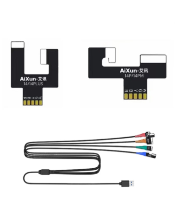 AiXun P2408S Special Power-on Cable Set for iPhone 14 / 14PL / 14P / 14PM (Not Returnable)