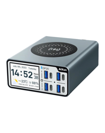 AiXun DP20 240W PD QC Desktop Smart Fast Charger for iPhone / Android / Huawei (Only Ground Shipping)