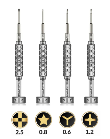 AMAOE 2D Precision Screwdriver Aluminum Drill - 4 Pcs Set (Only Ground Shipping)