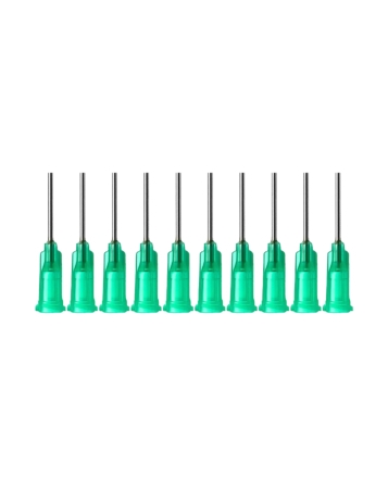 AMAOE Disposable Needles Dispensing Disposal Screw Glue Tips Needle - 0.8 (10 Pcs)