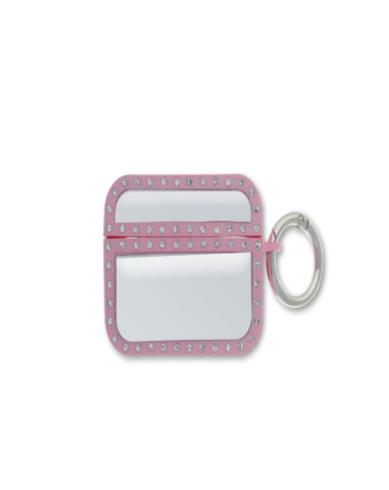 AirPods 1/2 Diamond and Mirror TPU Soft Case - PINK (Only Ground Shipping)