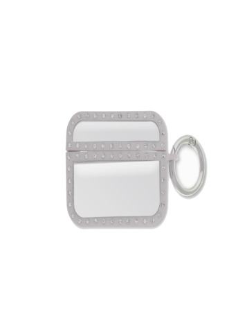 AirPods 1/2 Diamond and Mirror TPU Soft Case - SILVER (Only Ground Shipping)