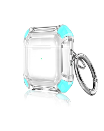 AirPods 1/2 Rugged Ring Shockproof Armor Case - GREEN (Only Ground Shipping)