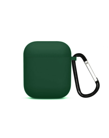 AirPods 1/2 Silicone Case - DARK GREEN (Only Ground Shipping)