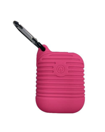 AirPods 1/2 Case with Anti - Lost Strap (HOT PINK) (Only Ground Shipping)