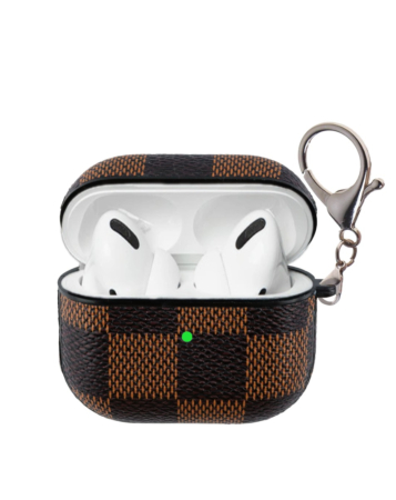 AirPods 3 Fashion Leather Case - BROWN (Only Ground Shipping)