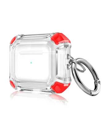 AirPods 3 Rugged Ring Shockproof Armor Case - RED (Only Ground Shipping)