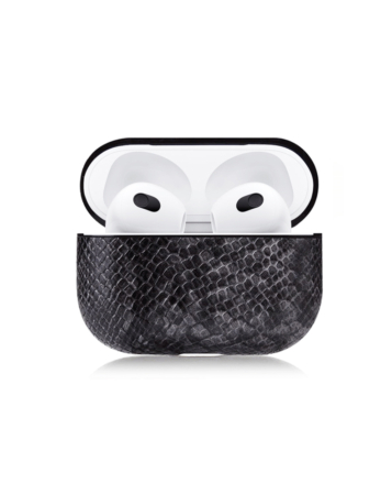 Snake Fashion Leather Case - Style 25 for AirPods 3 (Only Ground Shipping)