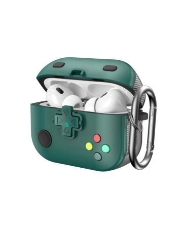 AirPods 3 Game Console Design TPU Case - GREEN (Only Ground Shipping)
