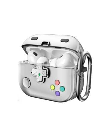 AirPods 3 Game Console Design TPU Case - WHITE (Only Ground Shipping)