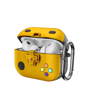 AirPods 3 Game Console Design TPU Case - YELLOW (Only Ground Shipping)