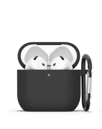 AirPods 4th Gen Silicone Case -BLACK  (Only Ground Shipping)