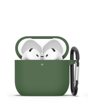 AirPods 4th Gen Silicone Case -DARK GREEN (Only Ground Shipping)