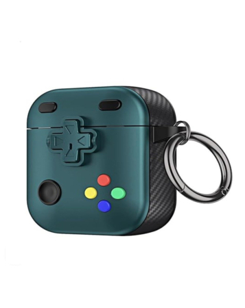 AirPods 4 Game Console Design TPU Case - GREEN  (Only Ground Shipping)