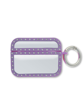 AirPods Pro (2nd Gen) Diamond and Mirror TPU Soft Case - PURPLE (Only Ground Shipping)