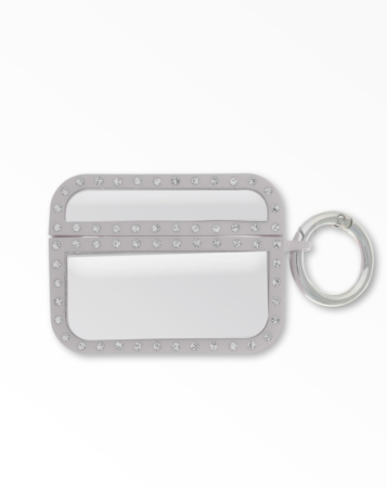 AirPods Pro (2nd Gen) Diamond and Mirror TPU Soft Case - SILVER (Only Ground Shipping)