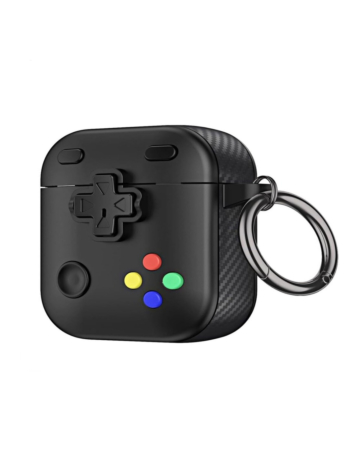 AirPods Pro (2nd Gen) Game Console Design TPU Case - BLACK (Only Ground Shipping)