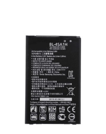Replacement Battery for LG K10 (2016) (BL-45A1H) (Only Ground Shipping)