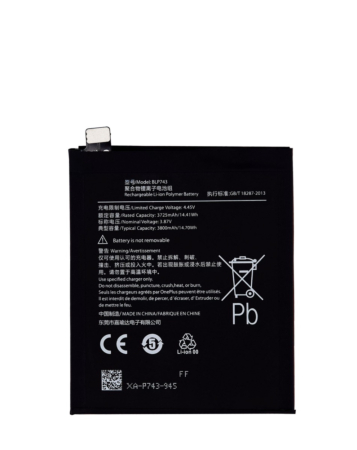 Replacement Battery for OnePlus 7T (BLP743) (Only Ground Shipping)
