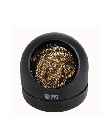 BEST Soldering Iron Tip Cleaner Brass Sponge and Holder Solder Wire Ball