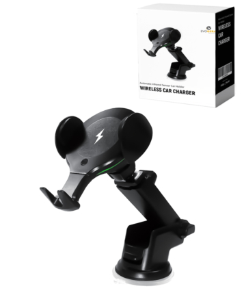 EVOGERA Wireless Car Charger with Automatic Induction Car Holder (10W) (Only Ground Shipping)
