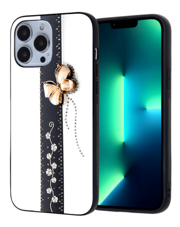 Shiny Butterfly Crystal Case - Style 13 for iPhone 11 Pro (Only Ground Shipping)