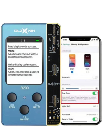 Stock up on the DLZ R200 multifunctional True Tone programmer for iPhone 7 to 13, not for 13 Pro or 13 Pro Max.