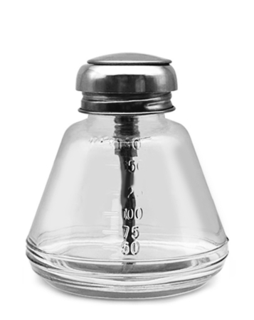 Transparent Glass Dispenser Alcohol Bottle 150ml