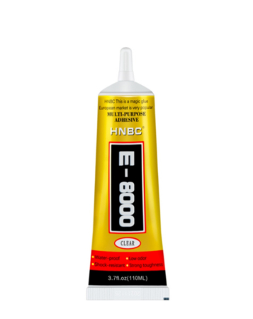 E8000 Multi Purpose Acrylic Clear Adhesive Glue (110ml)
