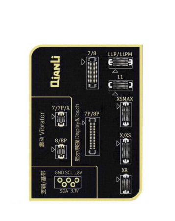 Shop the QianLi second-gen light sensor and vibrator chip connector board for iPhone 7 to 11 Pro Max.