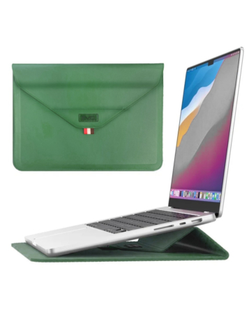 EVO Laptop & iPad 14" Sleeve Pouch Bag - GREEN (Only Ground Shipping)