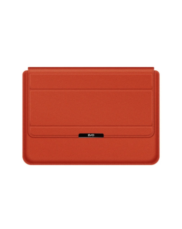 EVO Laptop & iPad 14" Leather Sleeve Pouch Bag - RED (Only Ground Shipping)
