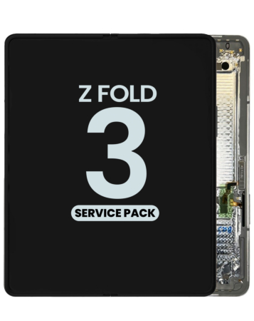 Inner OLED Assembly with Frame for Galaxy Z Fold 3 5G F926 (GOLD PLATINUM) (US and International Version) (Service Pack)