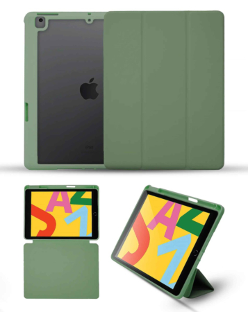 Smart Full Body Magnet Cover - DARK GREEN for iPad Air 11 2024 / Air 4 / 5 / Pro 11 (1st / 2nd / 3rd / 4th) (Only Ground Shipping)