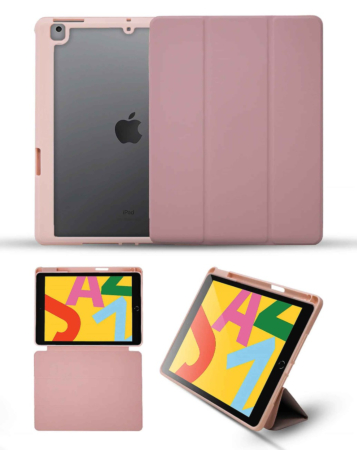 Smart Full Body Magnet Cover - ROSE PINK for iPad Mini 6 / 7 (A17 Pro) (Only Ground Shipping)