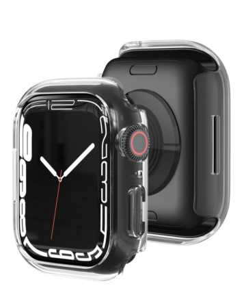 iWatch 41mm Hard PC Bumper Case with Tempered Glass - CLEAR (Only Ground Shipping)