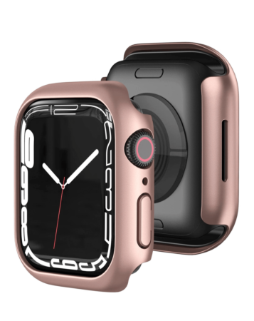 iWatch 41mm Hard PC Bumper Case with Tempered Glass - ROSE GOLD (Only Ground Shipping)