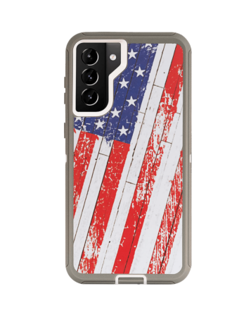 Heavy Duty Case for Galaxy S21 Plus (US FLAG) (Only Ground Shipping)