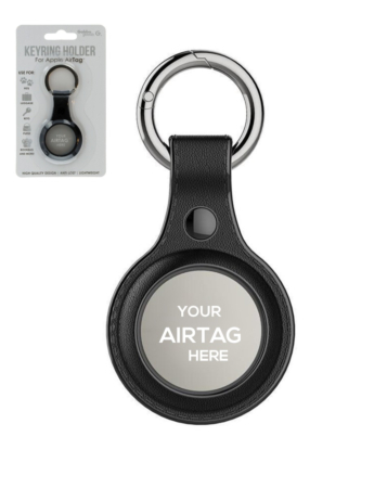 KeyRing Holder for Apple Airtage (BLACK) (Only Ground Shipping)