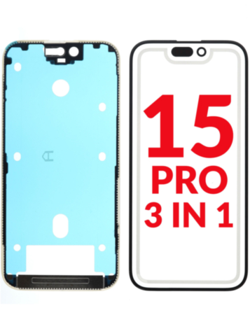 G+ OCA PRO 3-in-1 (Front Glass + Frame + OCA) for iPhone 15 Pro