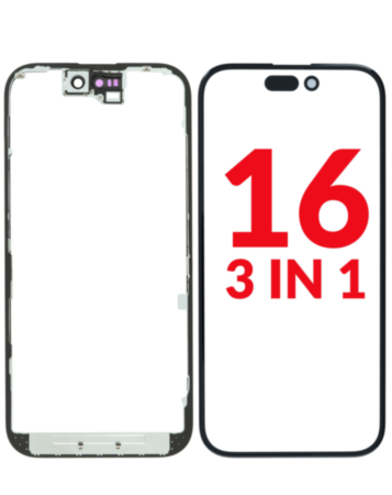 G+ OCA PRO 3-in-1 (Front Glass + Frame + OCA) for iPhone 16