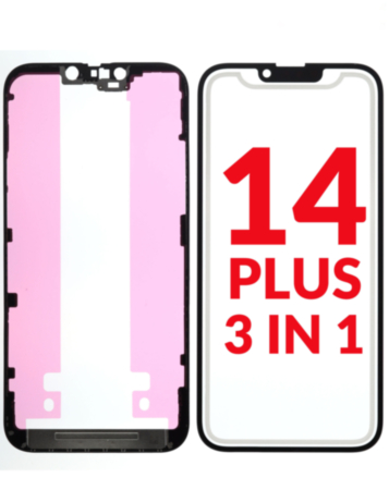 G+ OCA PRO 3-in-1 (Front Glass + Frame + OCA) for iPhone 14 Plus (Premium)
